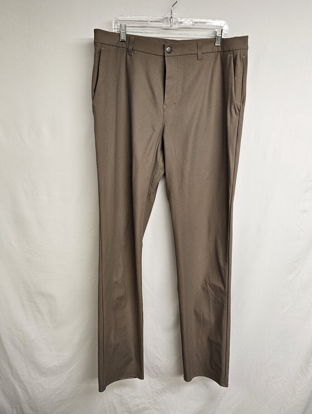 Lululemon Commission Pants Mens 38 Brown Warpstreme Chino LM5AR4T - 02